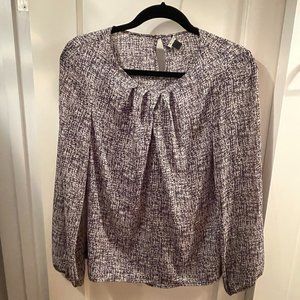 Ann Taylor b&w blouse - size XS